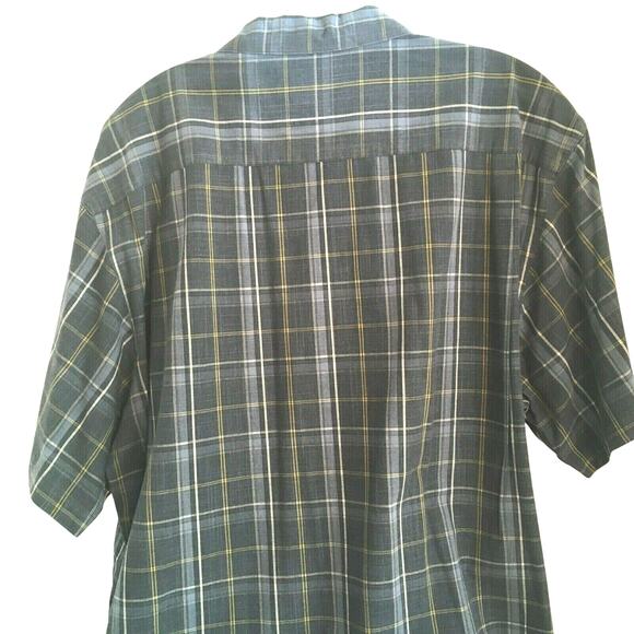 Columbia casual shirt men's size XL blue plaid - Picture 2 of 6